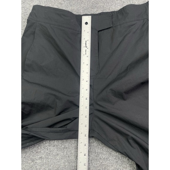 Nike Pants Women's XL Wide Leg Baggy Black‎ Zip Hook & Latch Track Sportswear - Picture 6 of 12
